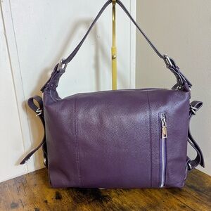 Heshe Deep Purple Shoulder Bag